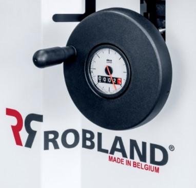 Håndhjul med integreret analog udlæsning til tykkelseshøvlen